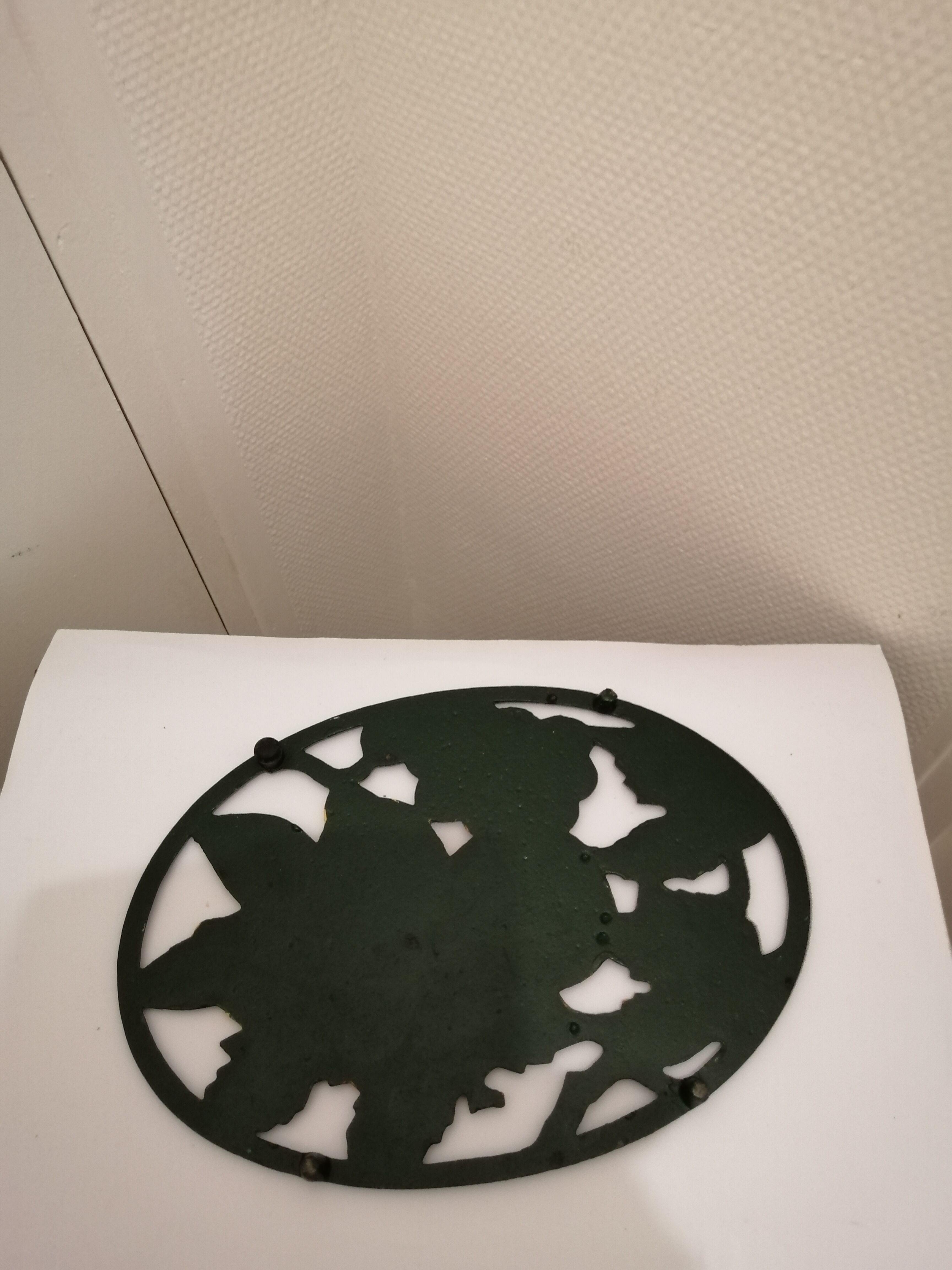 Cast iron underpants decore flower and vegetable