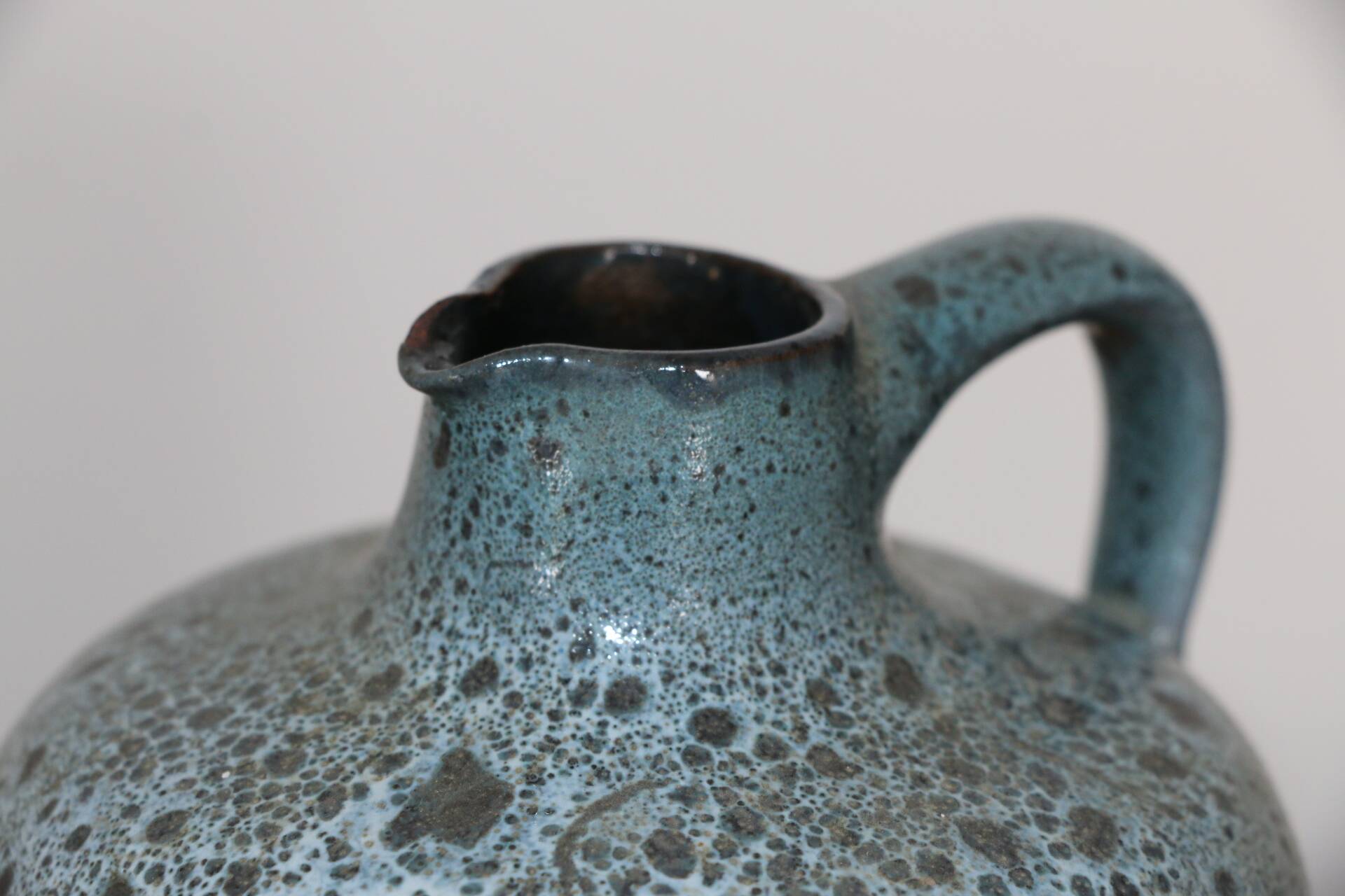 Blue ceramic vase