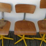 Five chairs of architect