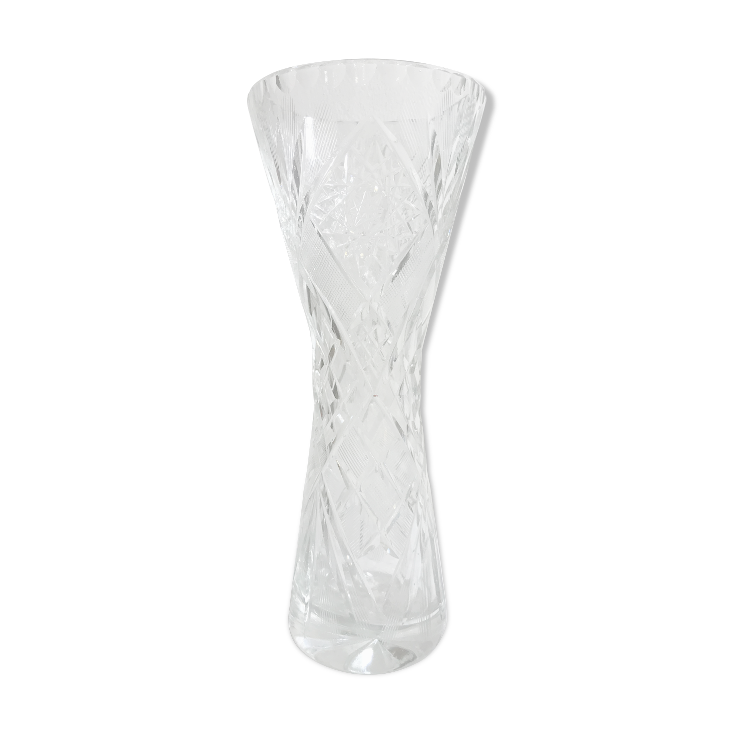 Vase cristal de bohème