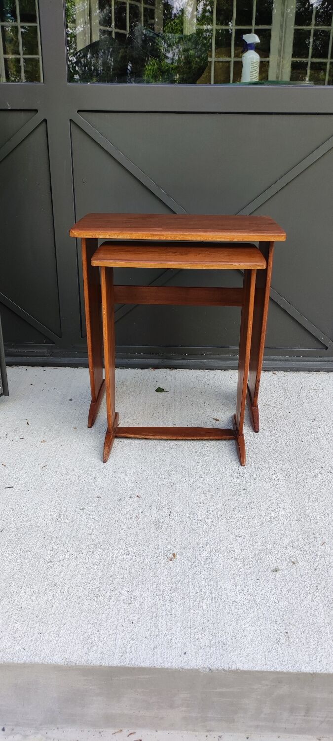 2 tables gigognes style scandinave