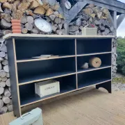 Wooden locker workbench