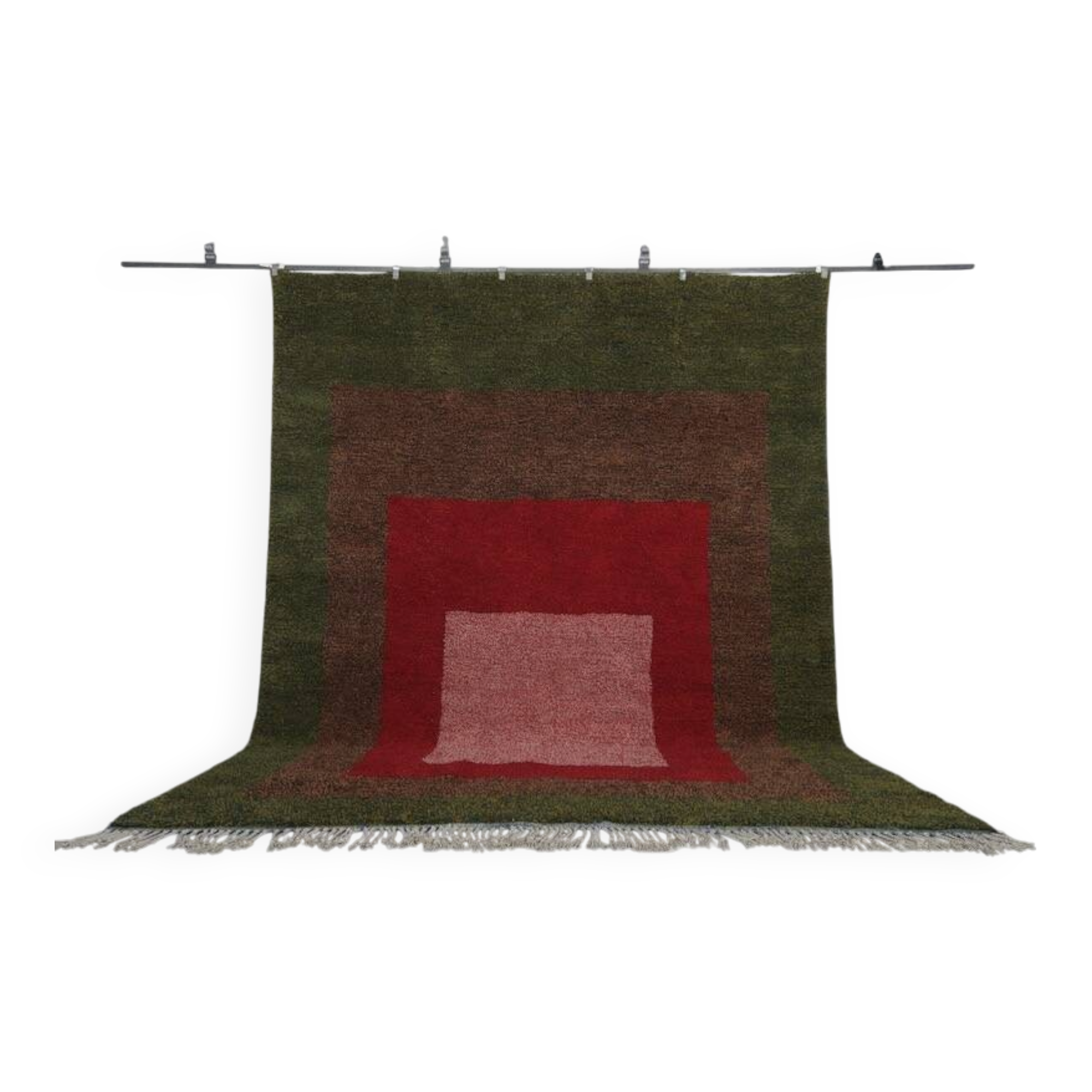 Handmade traditional Beni Ourain Berber rug 2.5/1.5 m