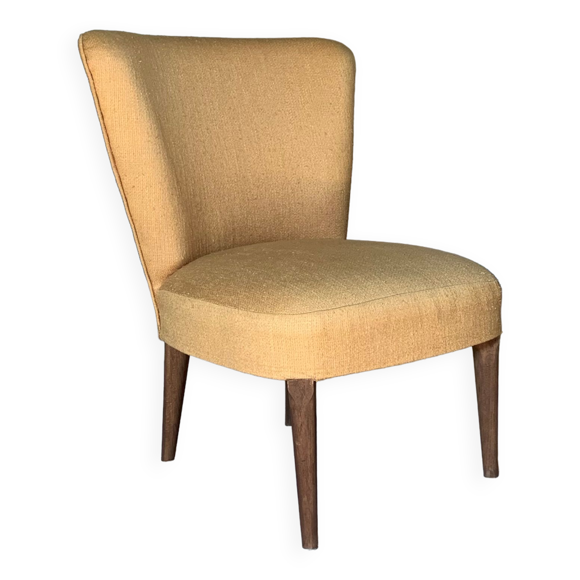 Yellow vintage armchair