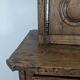 Buffet deux corps Louis XV en chêne à panneaux chantournés