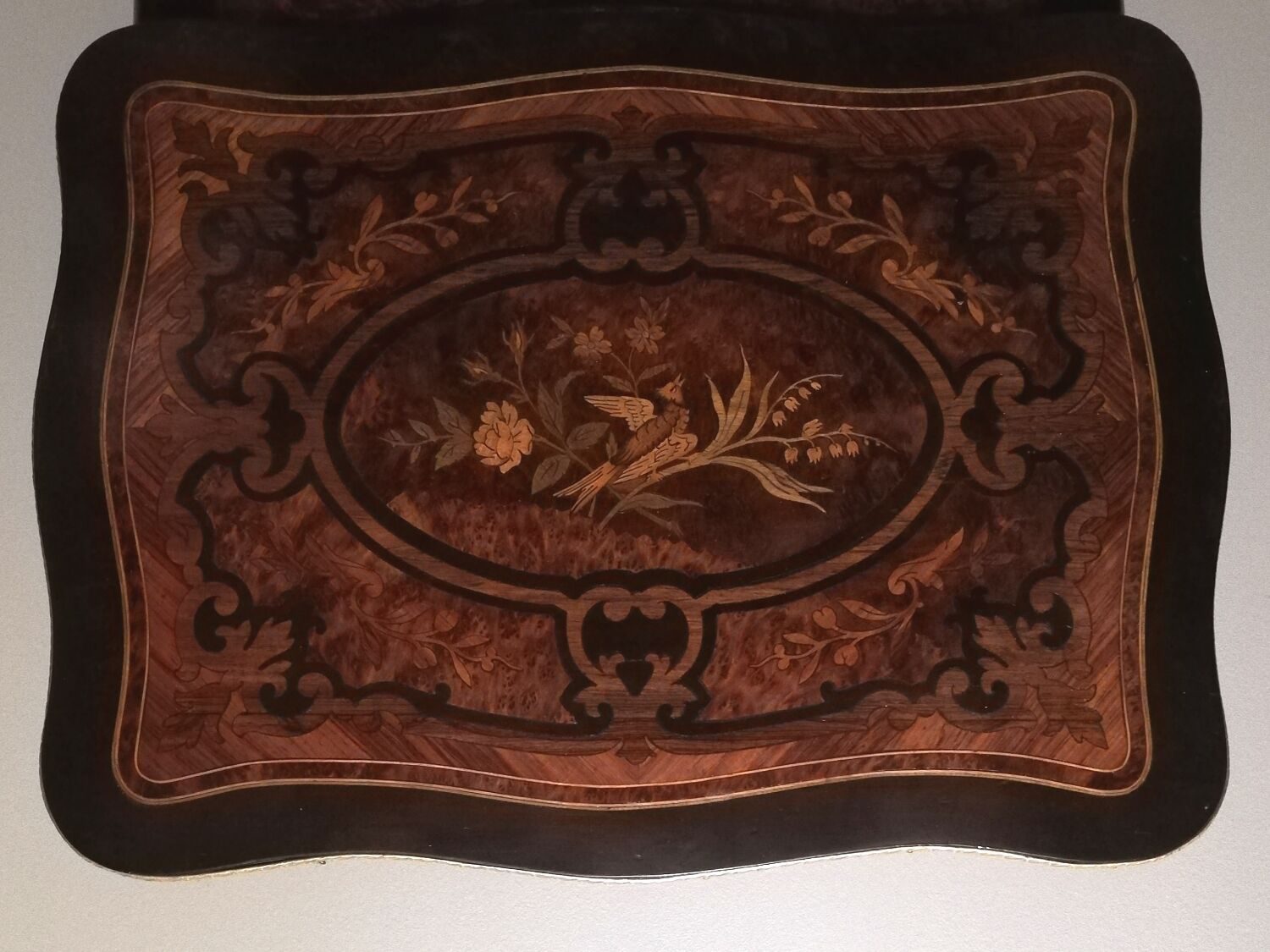 Dressing table in marquetry style Napoleon III