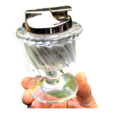Lalique France table lighter signed under the base