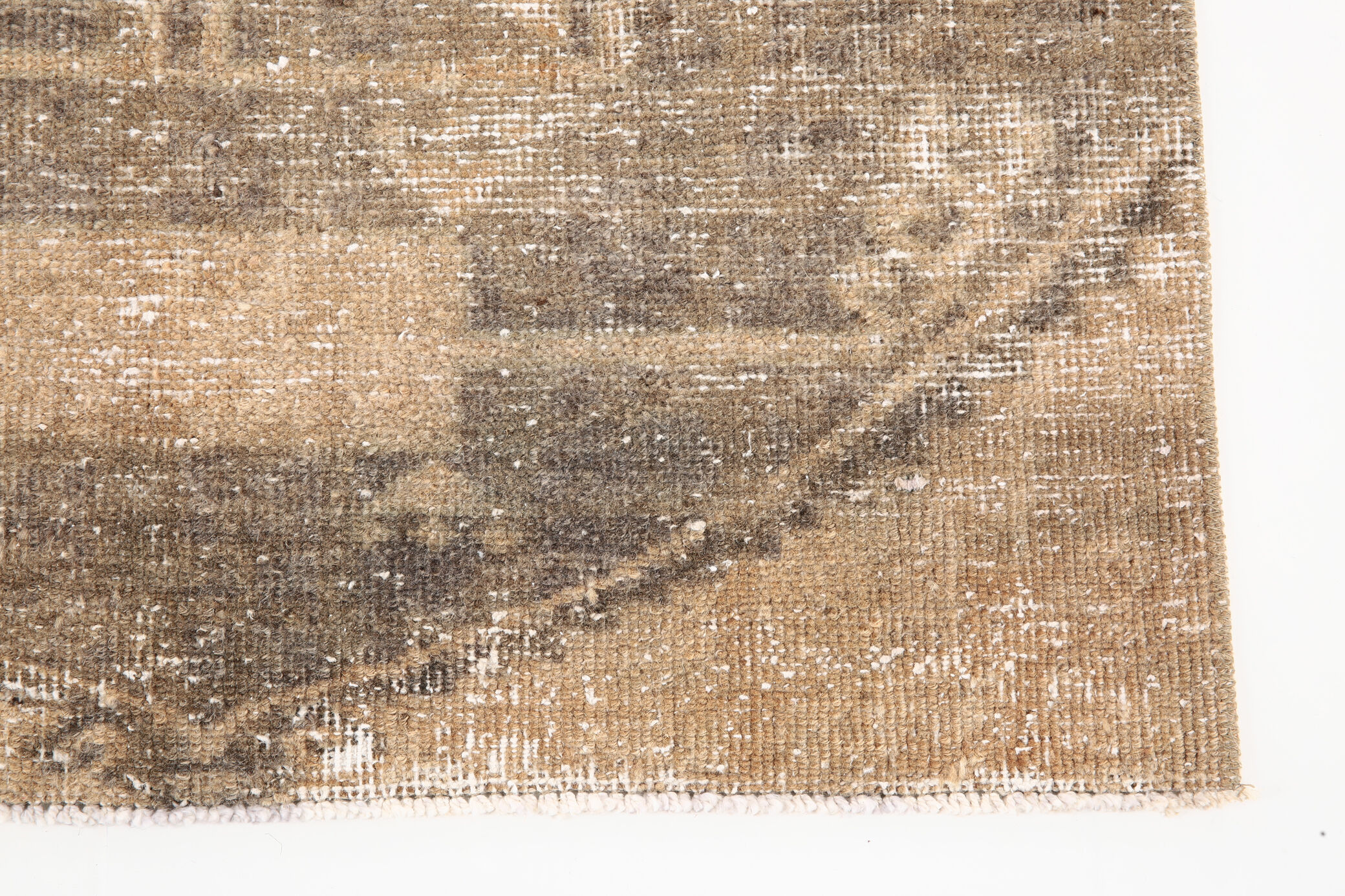 3x13 Vintage Turkish Runner Rug, 92x410Cm