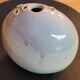 Celadon ceramic soliflore vase signed