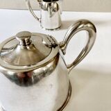White metal teapot and creamer, Félix Frères Toulouse