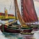 Oil on wood, signed and dated, A. Pottier 07.1939