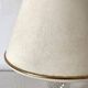 Retro lamp in glass and gold metal