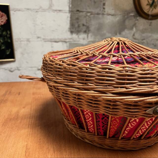 Sewing box - vintage basket