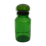 Green glass Maxwell 1960 s, style apothecary jar