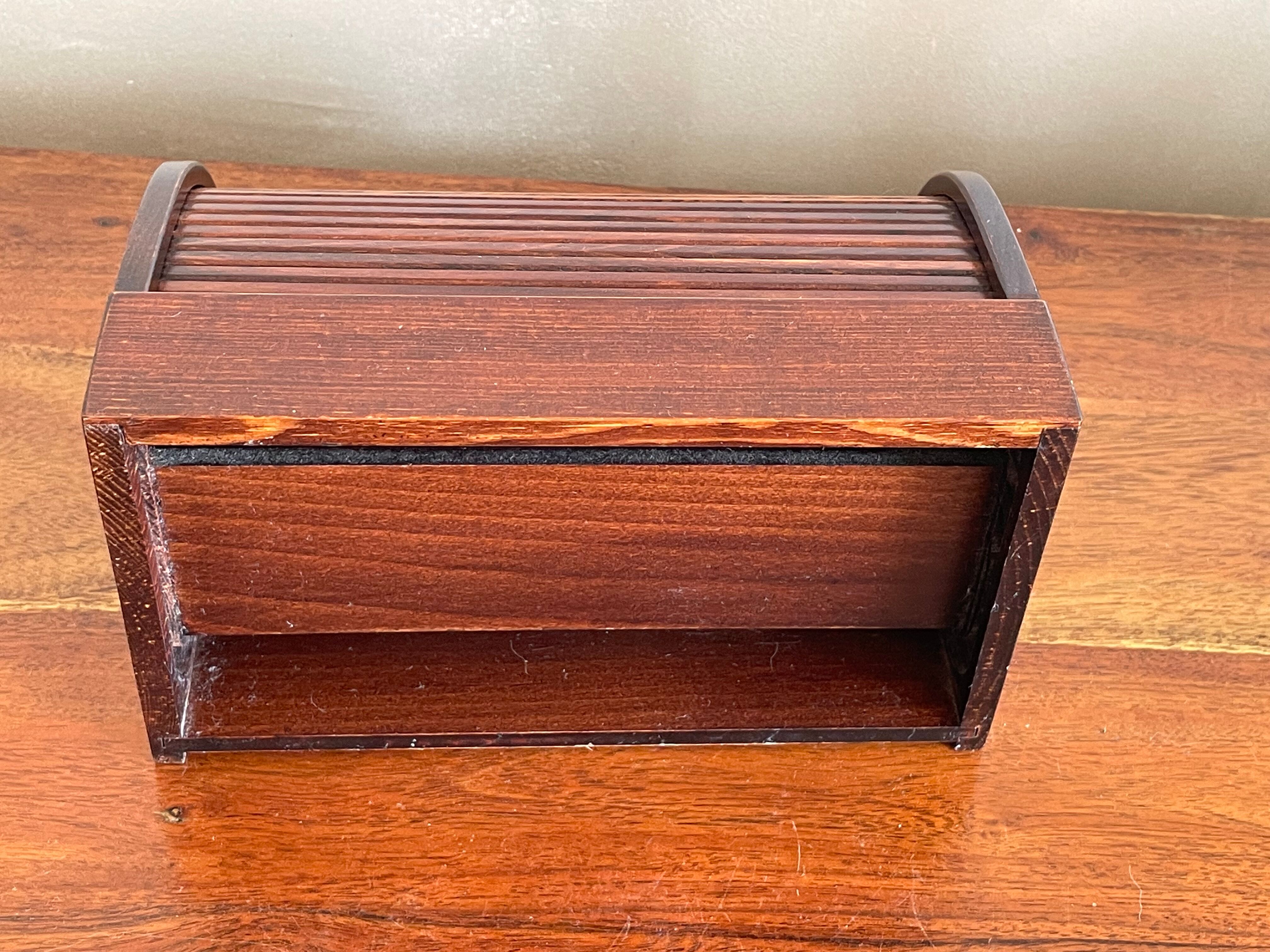 Wooden filing cabinet box