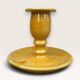 Mustard ceramic cellar rat candlestick