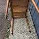 small Directoire desk in solid walnut