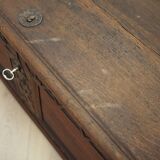 Coffre en chêne, design scandinave, XVIIIe siècle