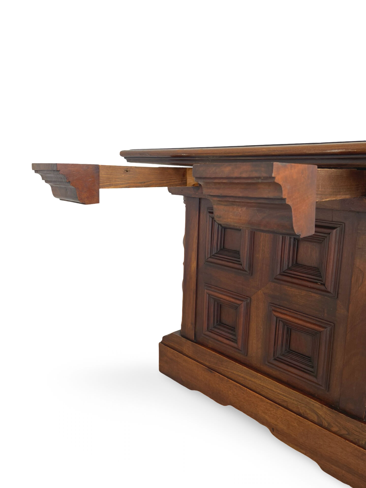 La table à manger extensible de haute qualité de style Renaissance italienne,