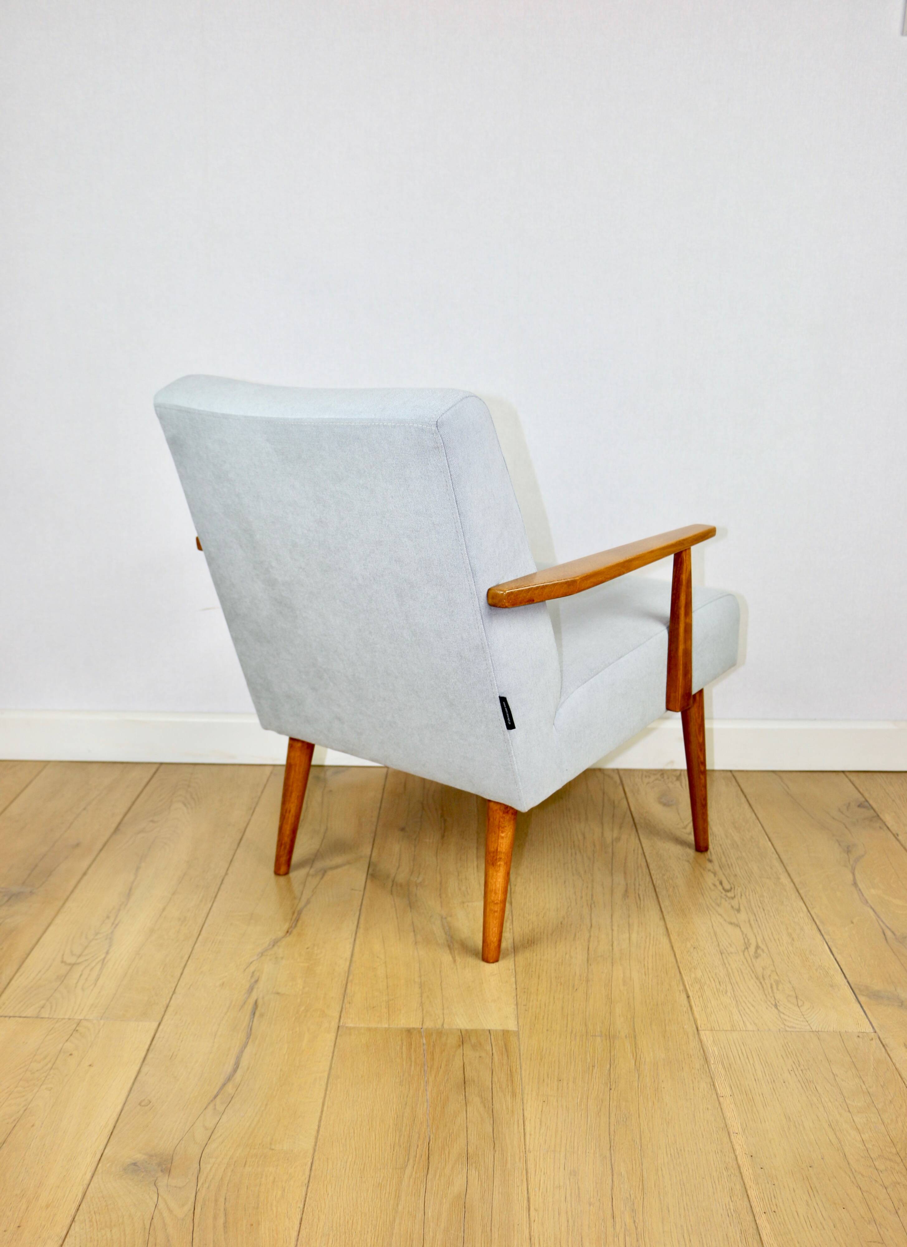 Vintage armchair with armrests Loft - blue sky