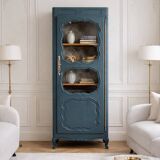 Renovated antique display cabinet