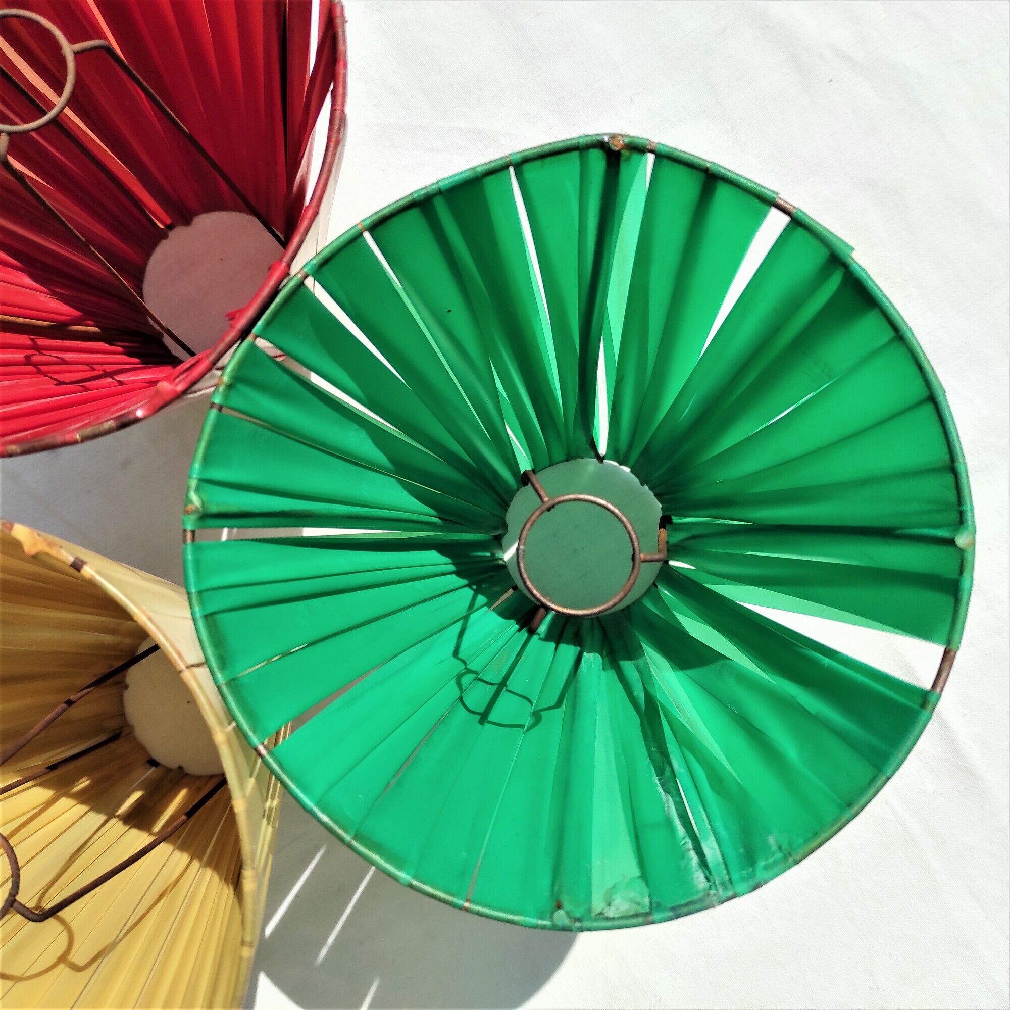Lampshades day lot of 3 colors