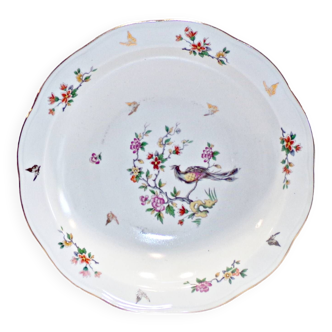 Plat rond en porcelaine de limoges