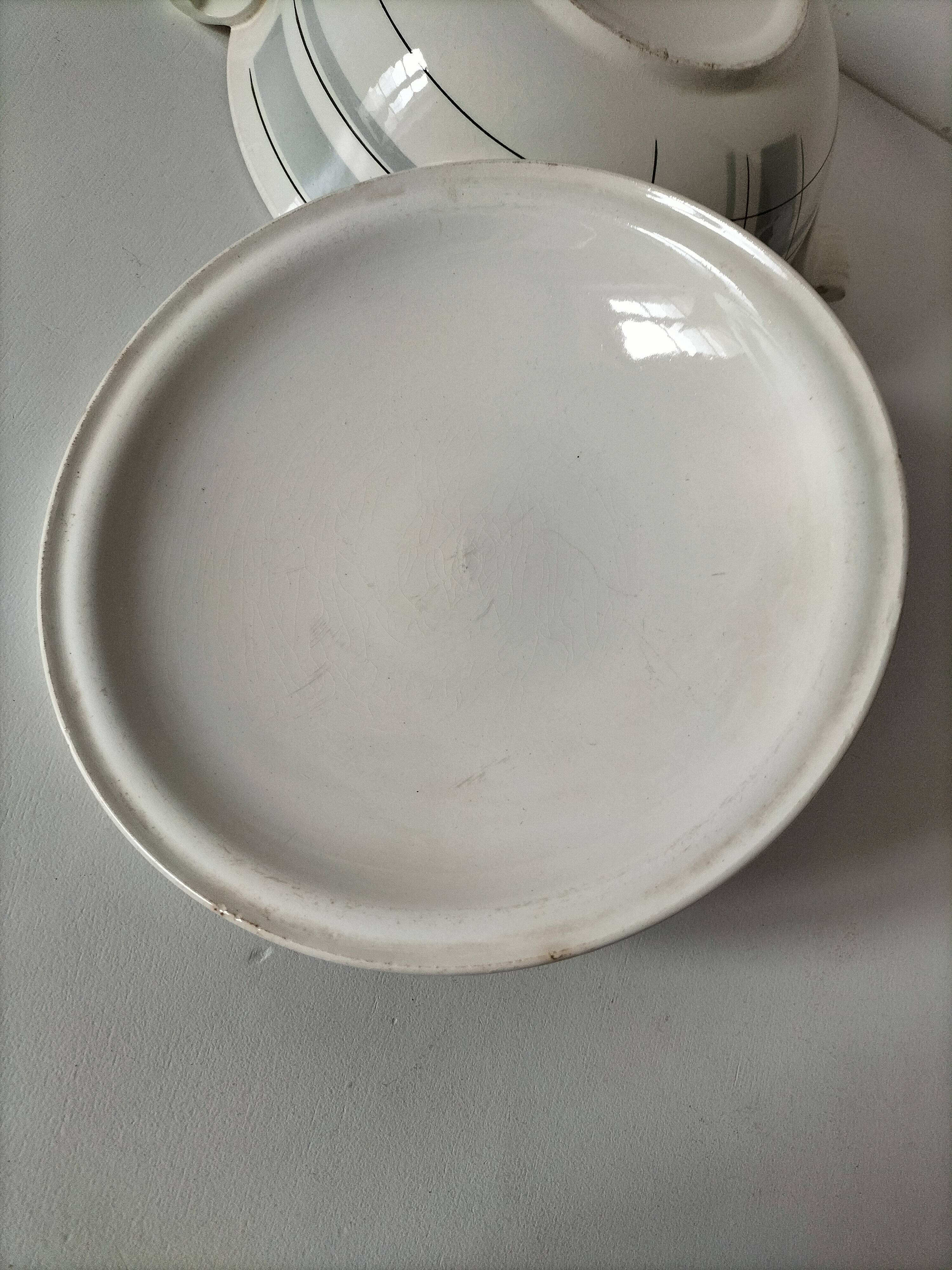 Salins soup tureen model Montréal graphic decor 60s