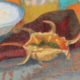 Oil on canvas - still life, large format