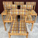 Table + 6 chaises baumann vintage 1970