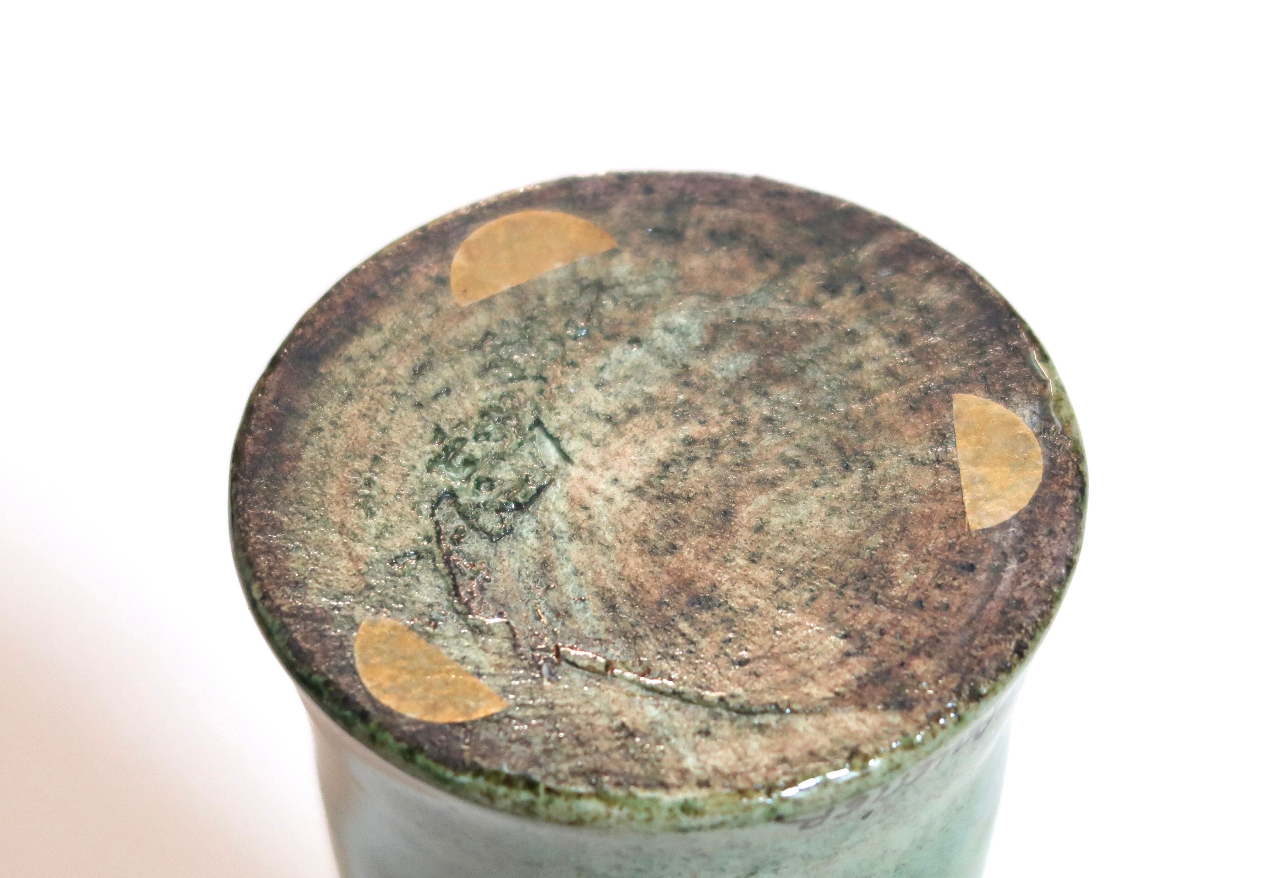 Ceramic bottle vase by Georges Pelletier, 70s