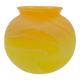 Orange yellow ball vase Ambiente 70s