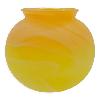 Orange yellow ball vase Ambiente 70s