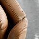 Vintage Mid-Century German Modern Leather Swivel Chairs by Carl Straub