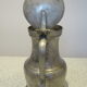 19th century wine pitcher carafe with lid