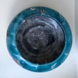 Cendrier bleu fat lava en céramique