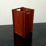 Scandinavian office trash teak 1960
