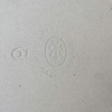 Lot of two sandstone bowls of Digoin 3l and 1.6l