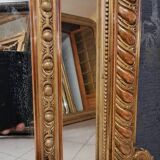 19th century mirror with parecloses 173 x 105