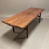Rosewood coffee table Scandinavian design 1950.