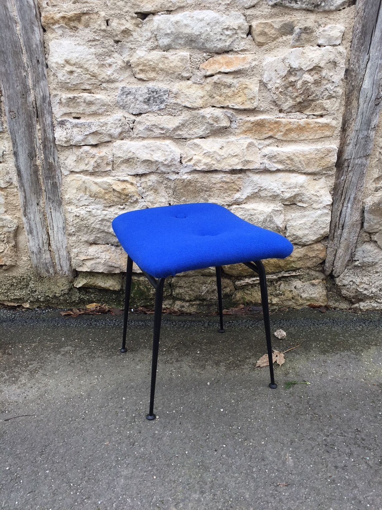 Ottoman stool 50s vintage