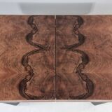 Art Deco dining table in walnut, 1960s