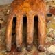 Large Carved Wooden Hand - 1950s
