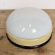 Industrial Bakelite Wall or Ceiling Light with Milk Glass, 1950s