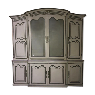 painted wooden library