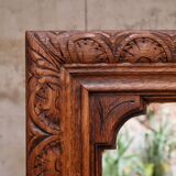 Carved wooden mirror 149x95cm