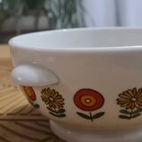 Lot of porcelain tableware sarreguemines digoin on fire