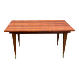 Table à manger scandinave extensible bois et palissandre laquée 150cm