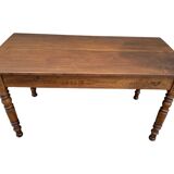 Louis Philippe oak bistro table, 19th century