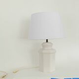 White ceramic lamp